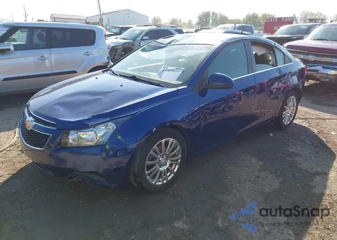 2012 Chevrolet Cruze Eco из США, поврежденный, VIN 1G1PK5SC6C7390328